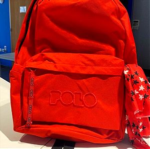 Ολοκαίνουρια τσάντα Polo τσάντα σχολική γυμνασίου λυκείου