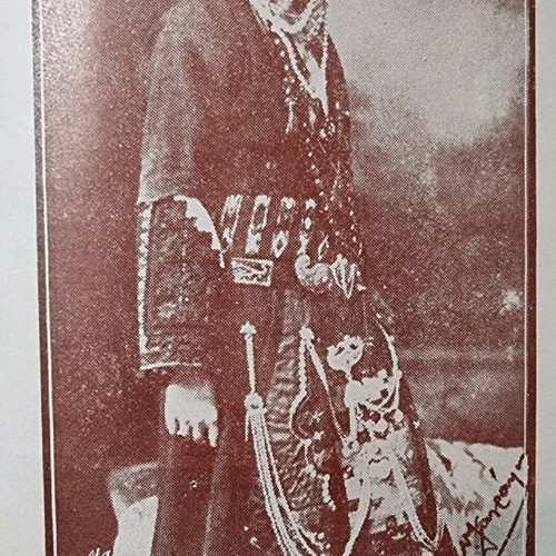 Western Macedonia Calendar 1937 used with traditional costumes