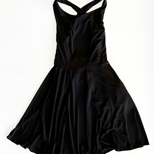 No Stress dress with open back, like new, black, size S