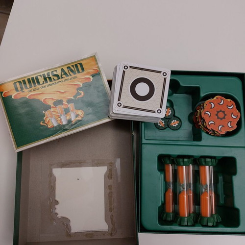 Quicksand board game like new, complete with English rules