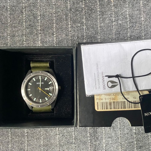 Nixon Rover II A355-1089 Wanderlust Green wristwatch used, full set