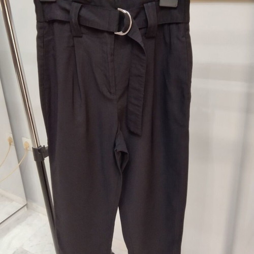 Zara Paperbag Black Pants size L like new