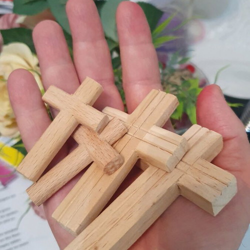 Handmade crosses new from 85-year-old craftsman, set of 4