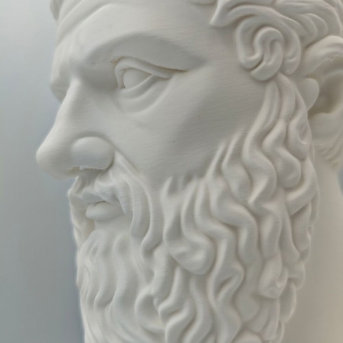 3D Printed Plato Bust new, high-quality decorative piece