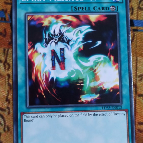 Spirit Message "N" Continuous Spell κάρτα σαν καινούργιο