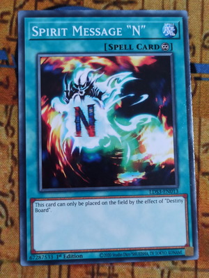 Spirit Message "N" Continuous Spell κάρτα σαν καινούργιο