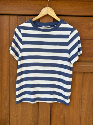 Marc O'Polo women's t-shirt like new, size S, white and blue