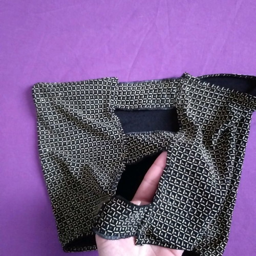 Evening strapless blouse used, black, size S
