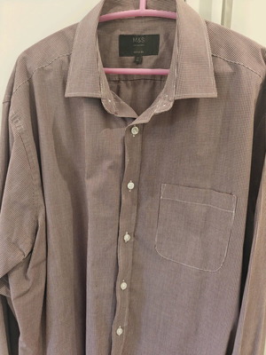 Marks & Spencer M&S Collection Regular Fit men's shirt used, size L