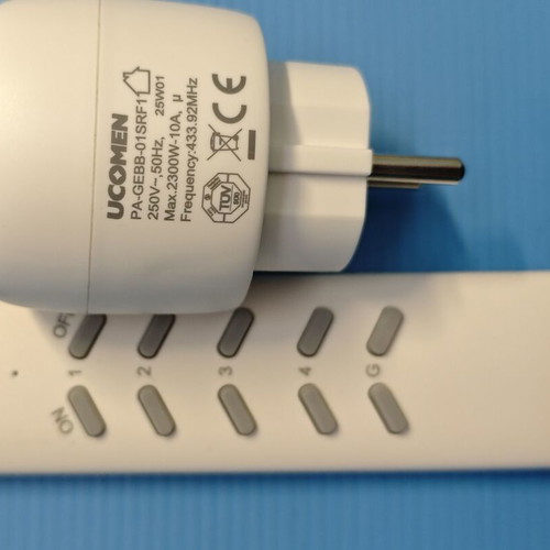 Wireless Remote Control Sockets Ucomen new, 2300W, 30m range