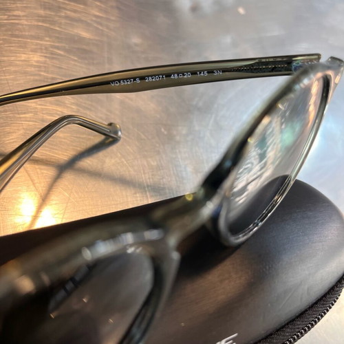 Vogue VO5327S 282071 sunglasses like new, transparent grey and dark green