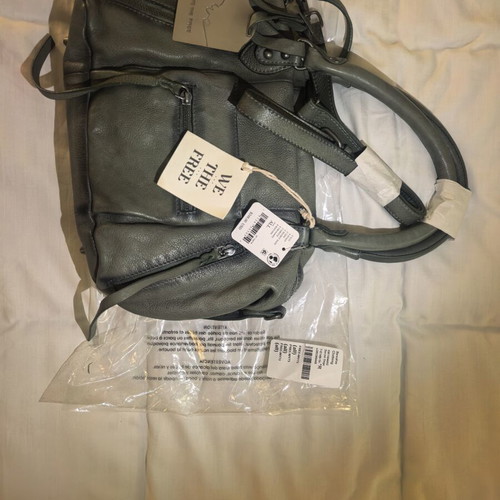 Free People Emerson leather shoulder tote bag, new with tags