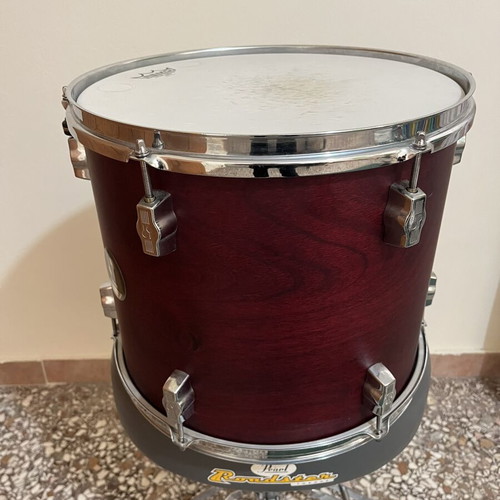 Sonor Force 2005 14” rack tom birch wood with Remo vintage skin, cherry red