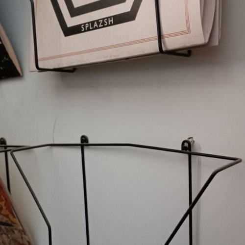 Vinyl wall display baskets used, 36 for 12''/LP/10'' and 10 for 7''