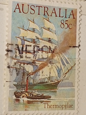 Australia stamp used