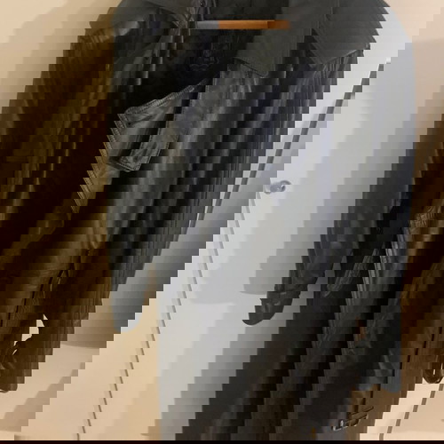 Кожено палто употребявано, размер XL