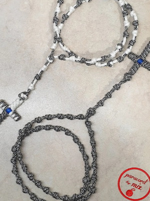 Paracord rosary. Ροζαριο σε διάφορα χρώματα της επιλογής σας!