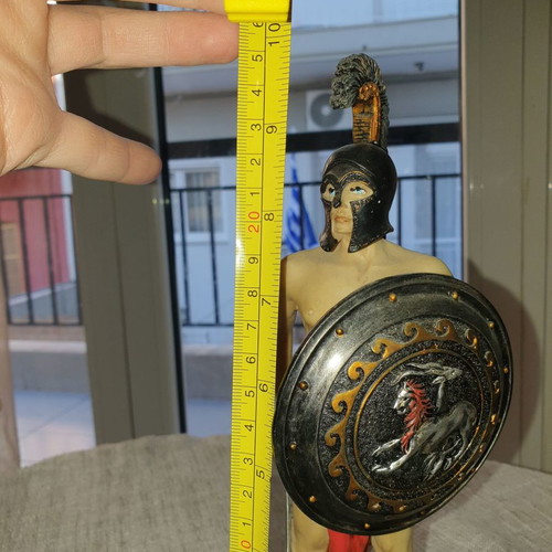 Φιγούρα Σπαρτιάτη Οπλίτη καινούργια, μεγάλο μέγεθος 25εκ x 9εκ