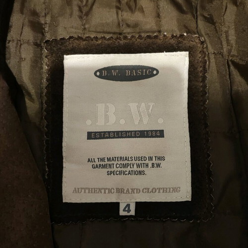 Leather jacket brown suede used, oversized, size L