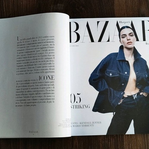 Bazaar Harper's Italia September 2023 issue with slight signs of use
