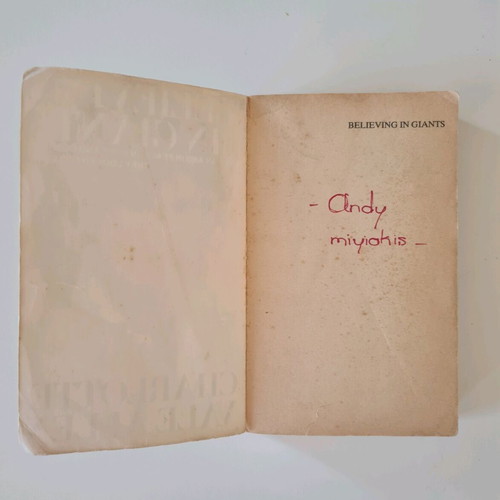 Believing in Giants book used, foreign language literary in English