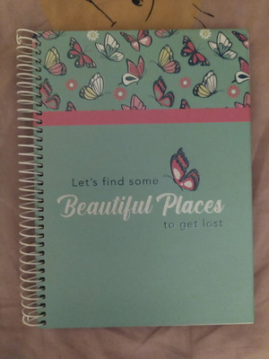 Ancor Butterflies A5 spiral notebook, 80 sheets