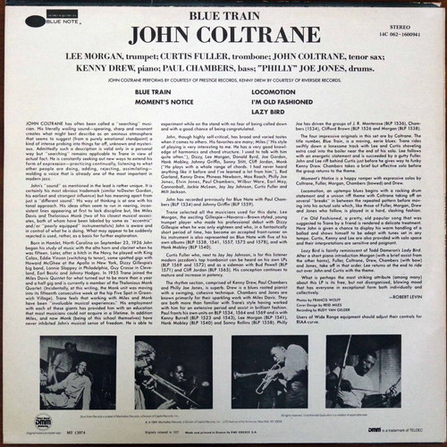 John Coltrane Blue Train LP used, jazz