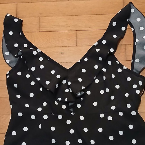 Shein polka dot backless dress size small, like new