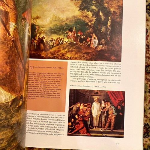French Painting book used, English