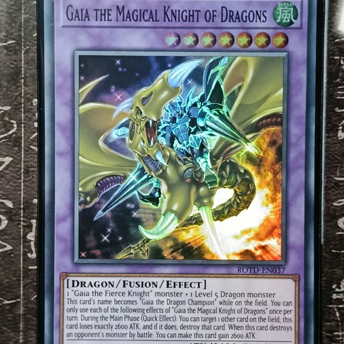 Gaia The Magical Knight Of Dragons Yu-Gi-Oh! card