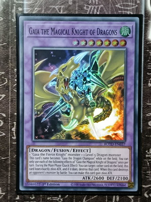 Gaia The Magical Knight Of Dragons Yu-Gi-Oh! card