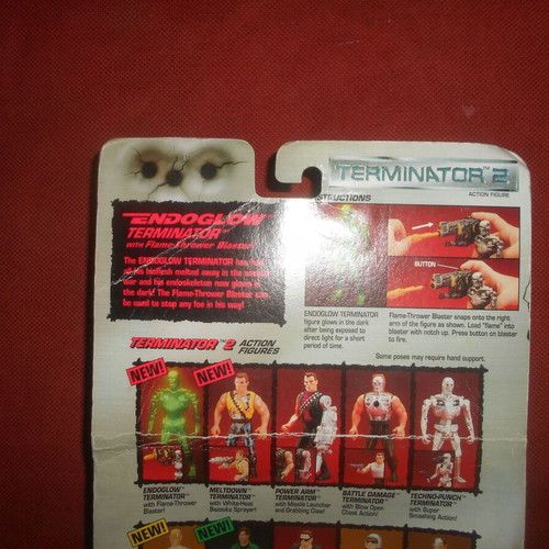 Terminator 2 Endoglow 1992 used, in Kenner folder