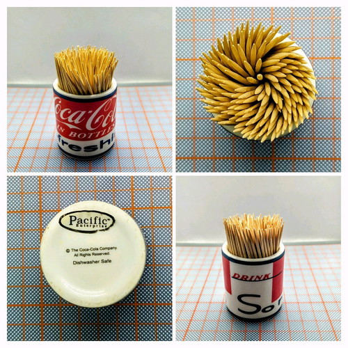 Porcelain Coca-Cola toothpick holder new