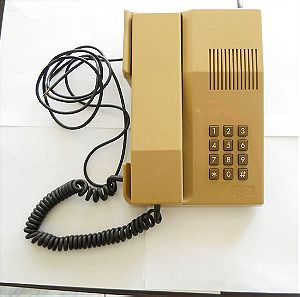 Παλιό συλλεκτικο σταθερο τηλεφωνο ΙΝΤΡΑΚΟΜ . Ετος κατασκευης 1989.