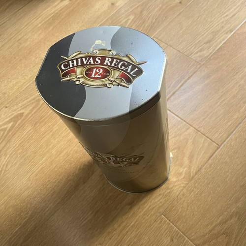 Chivas Regal Metal Box with Lid used