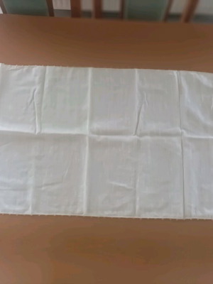 Handmade lace embroidered table runner new