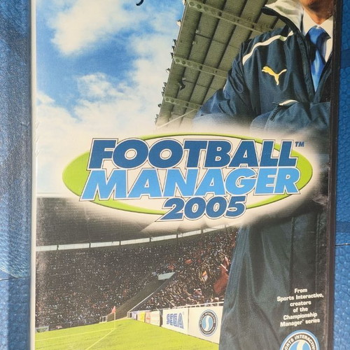 Sega Football Manager 2005 PC/MAC CD ROM like new