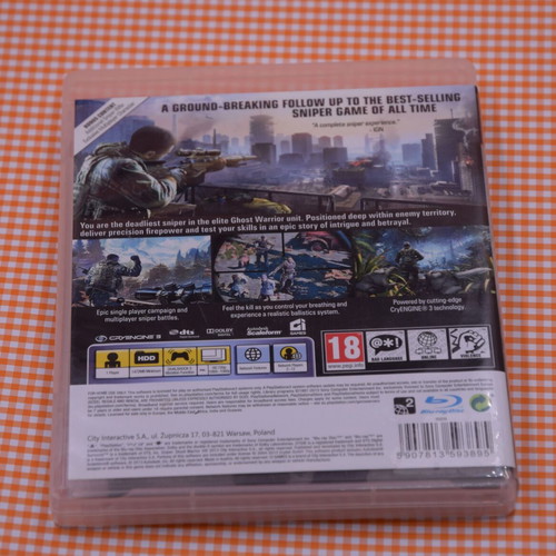 Sniper Ghost Warrior 2 PS3 used, good condition