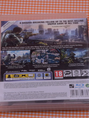 Sniper Ghost Warrior 2 PS3 used, good condition