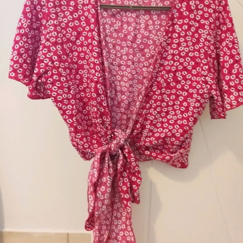 Wrap skirt and blouse set Resol like new, size M/L