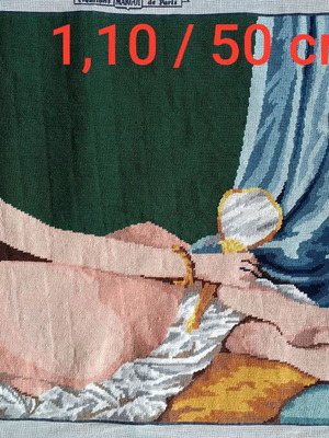 Υφαντό Βενέρα με Καθρέφτη σαν καινούργιο, Margot de Paris, 1,10x50 εκ