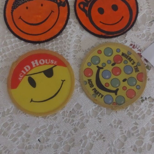 Acid House patches rare 80s pack used, good condition
