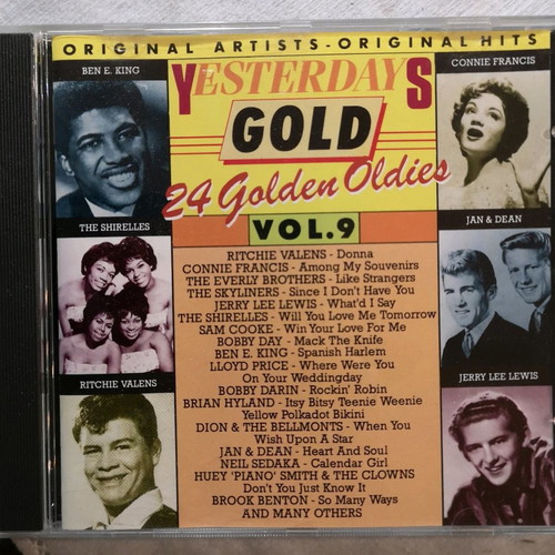 Yesterday's Gold CD used, pack of 9, pop