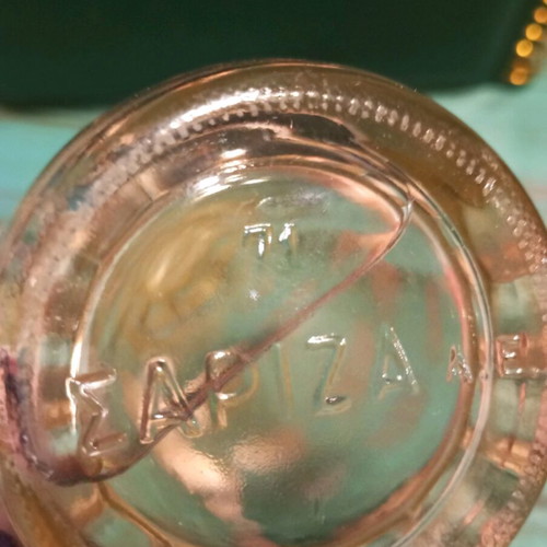 Sariza soda bottle used, closed, 1960s