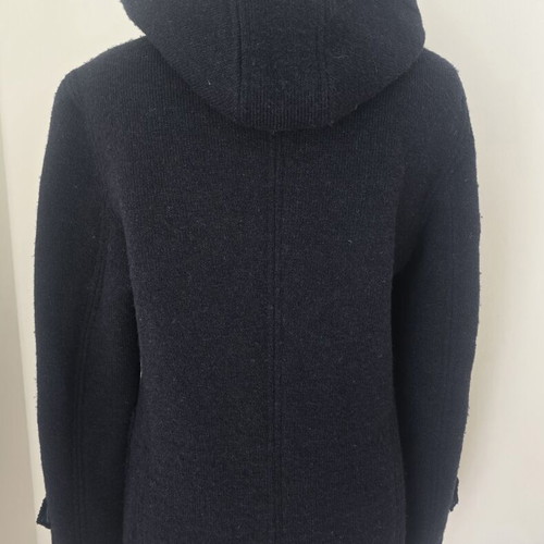 Montgomery coat used, 52% wool, blue, size M