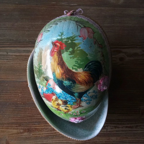 Large paper Easter egg 25 cm like new