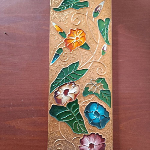Copper wall plaques new, set of 2 pieces 0.50×0.18