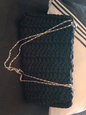 Handmade black shoulder bag new