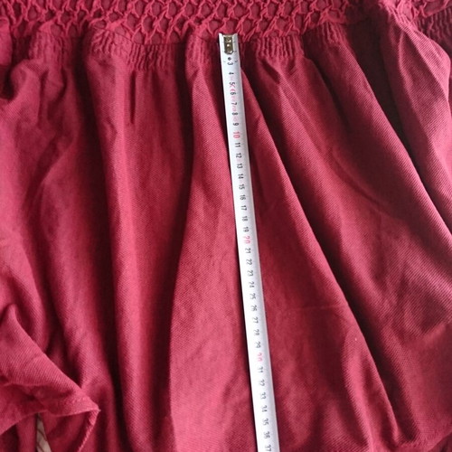 Elastic cotton chair covers like new, pack of 6, burgundy