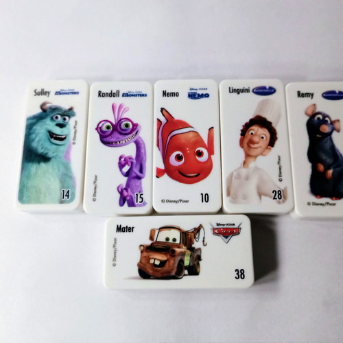 Domino with Disney heroes new, set of 6 pieces
